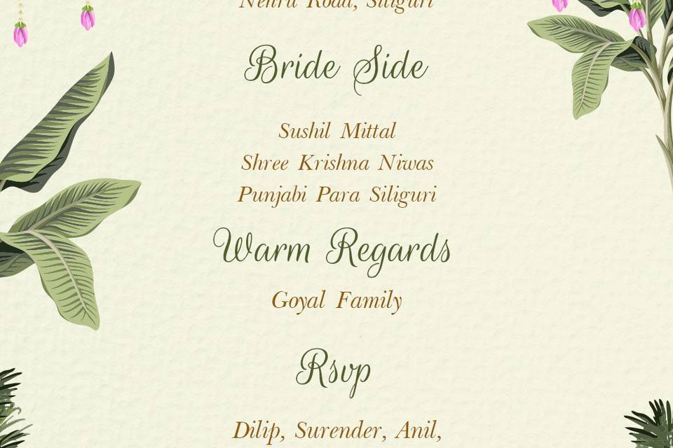 Custom invite
