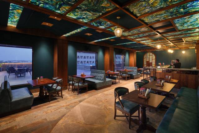 Bar area
