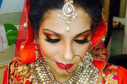 Bridal makeup