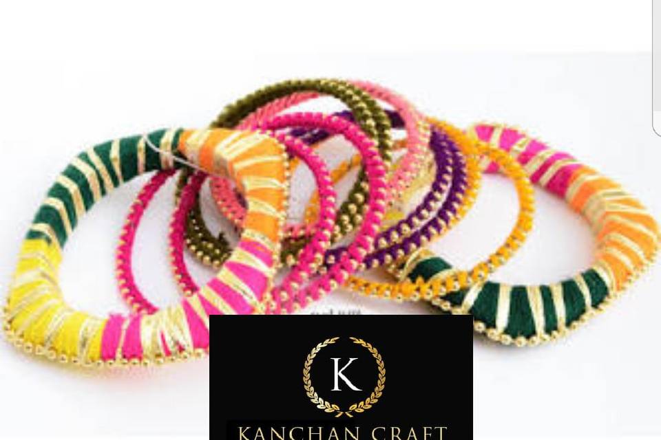 Handmade gota bangles