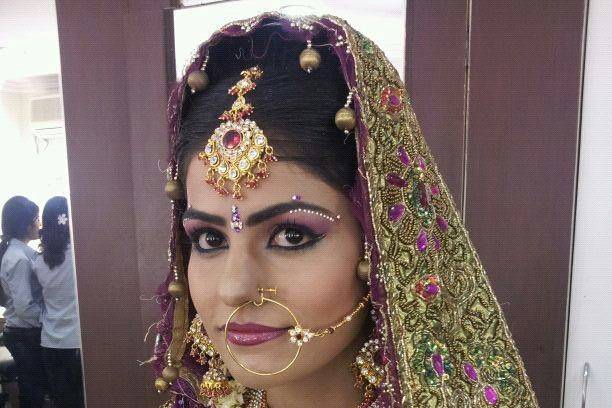 Bridal makeup