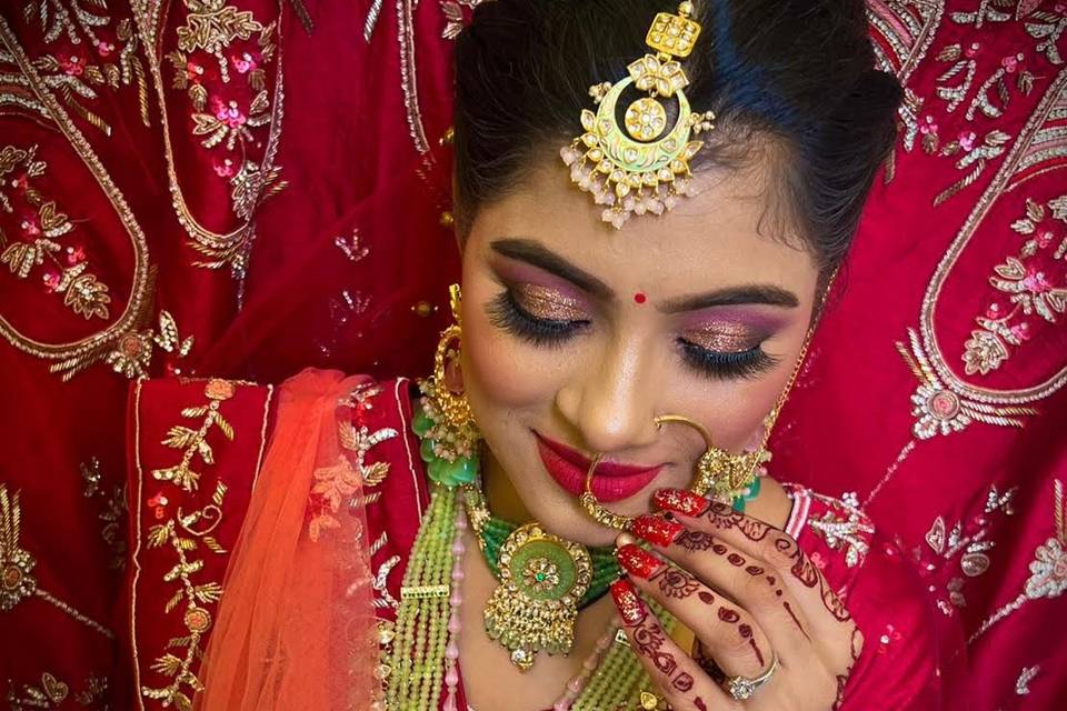 Bridal makeup