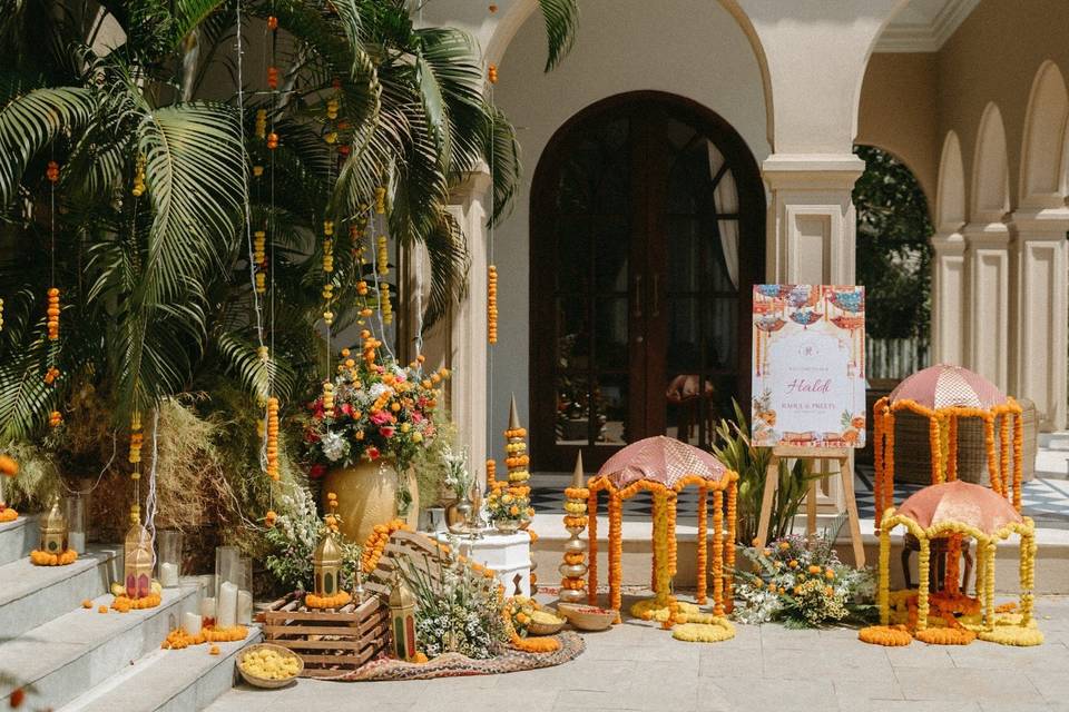 Haldi decor