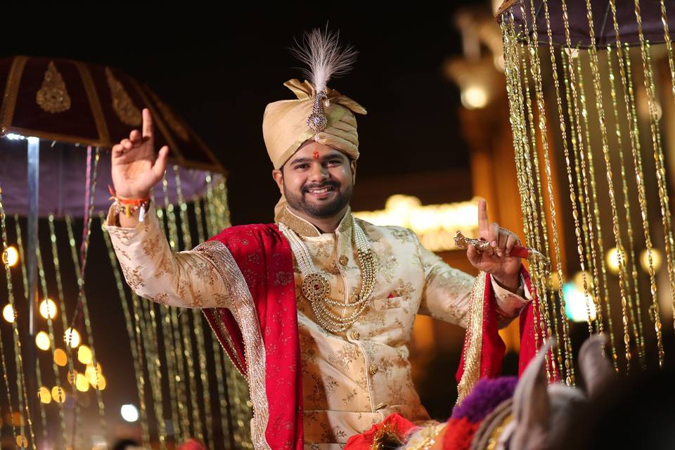 Groom Baraat Shot