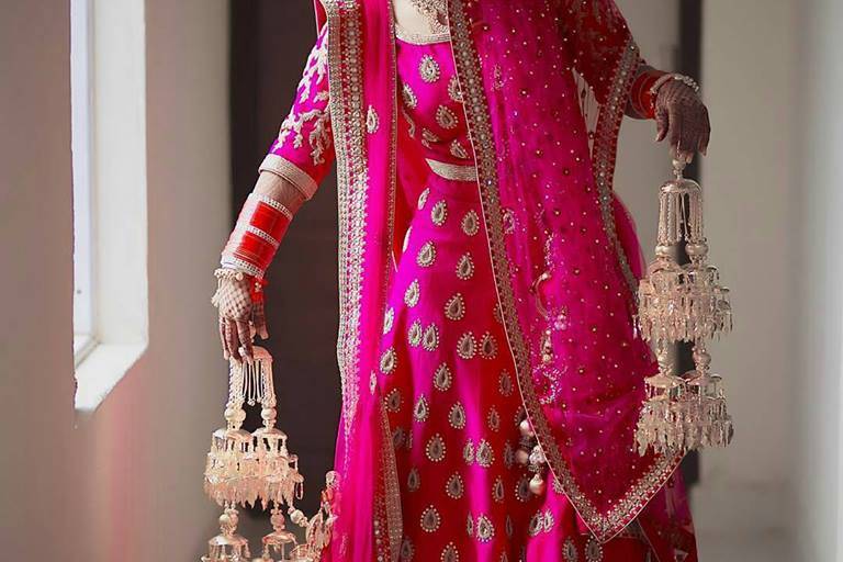 Miss Pink Punjabi Bride