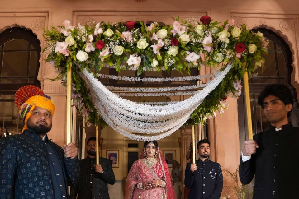 Bride entry