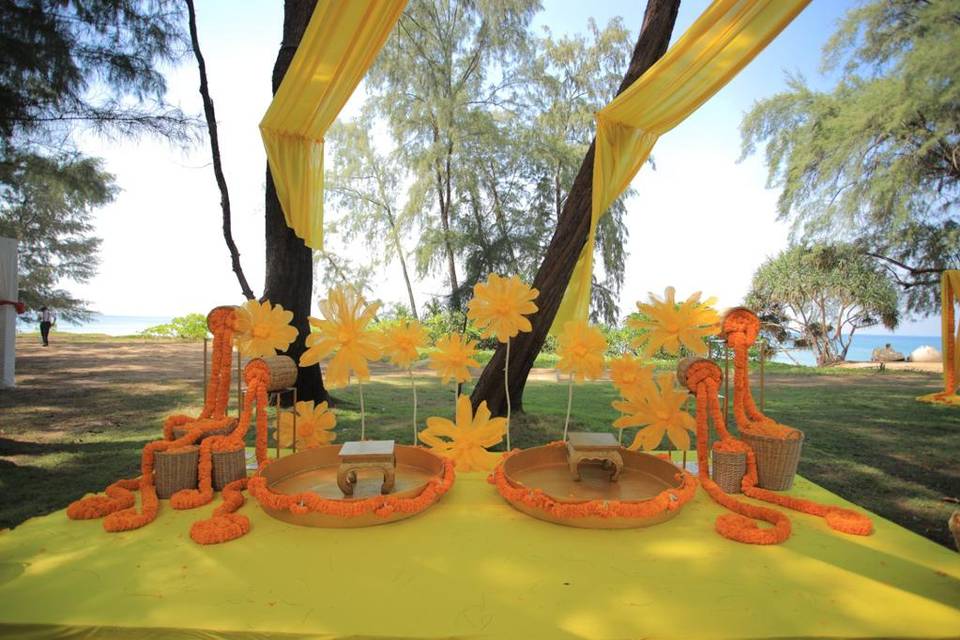 Haldi decor