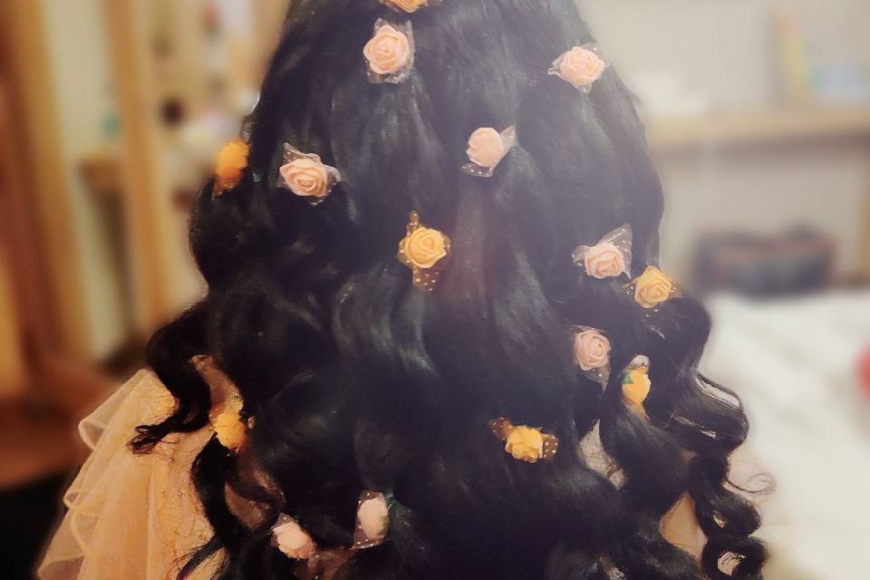 Flower in hair