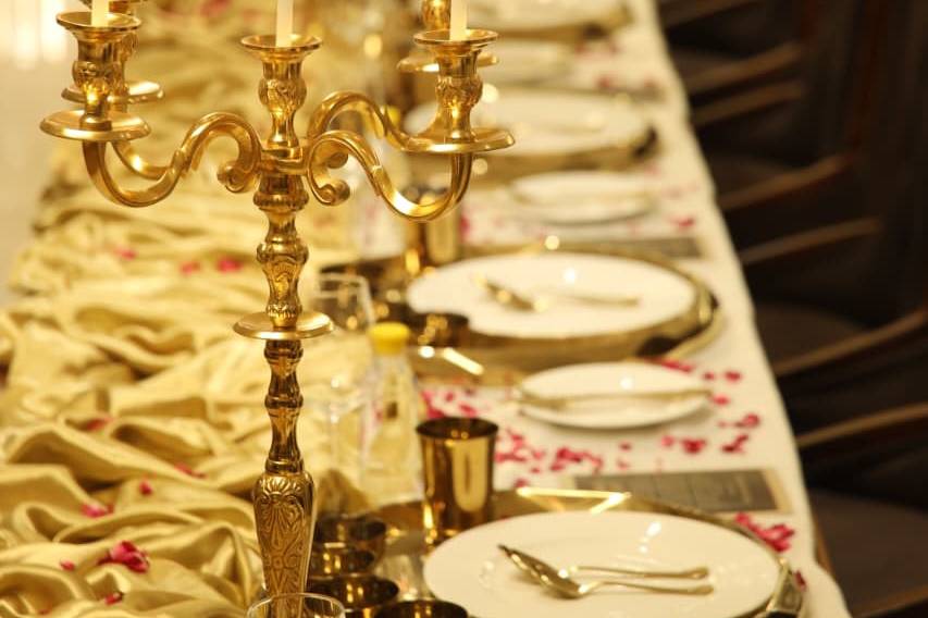 Catering setup