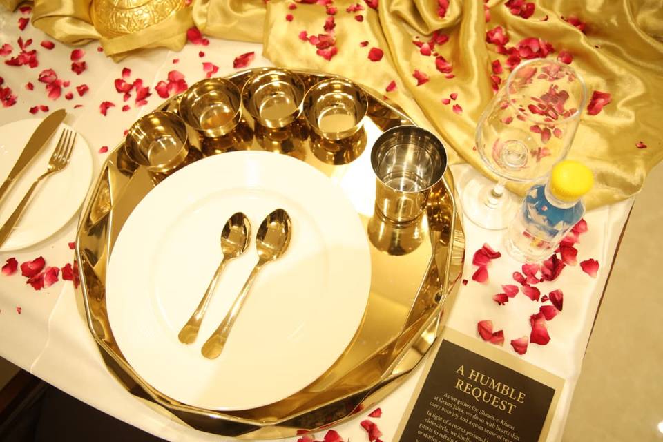 Catering setup