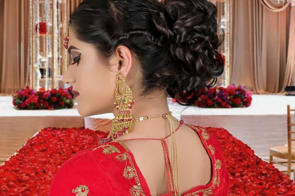 Bridal hair style