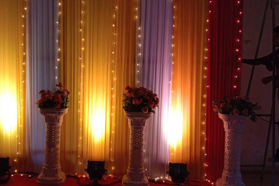 Stage  for sangeet