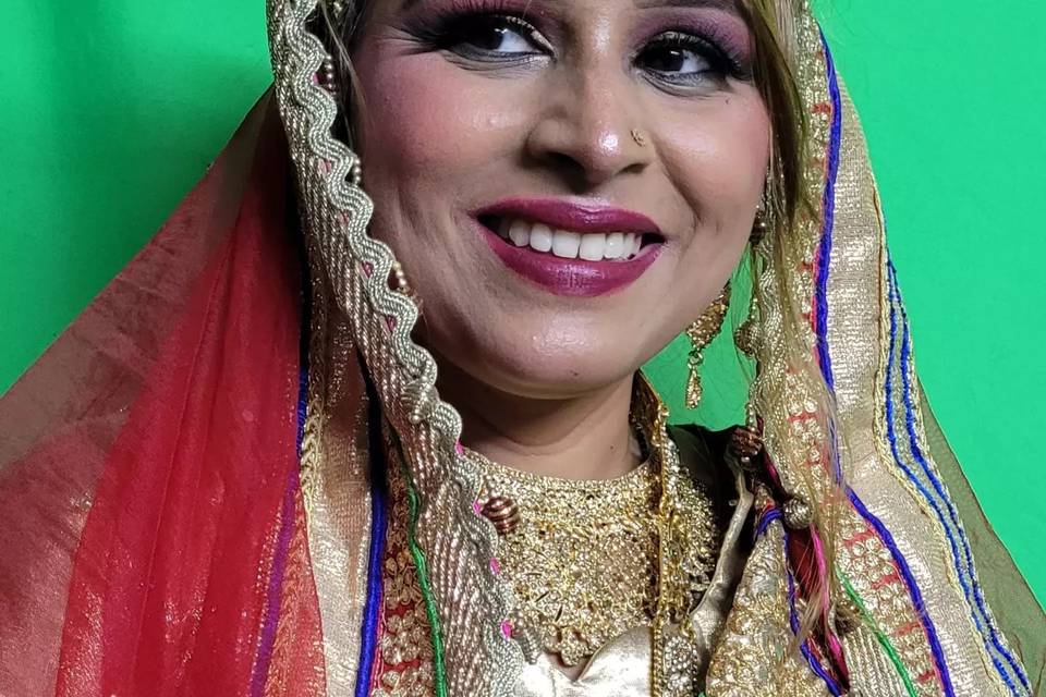 Bridal makeup