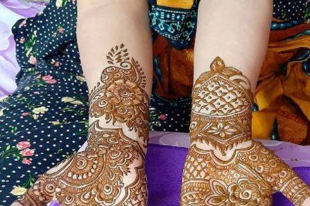 How I sleep with henna on overnight! #RufflesOwnYourRidges #henna #meh... | Henna  Designs | TikTok