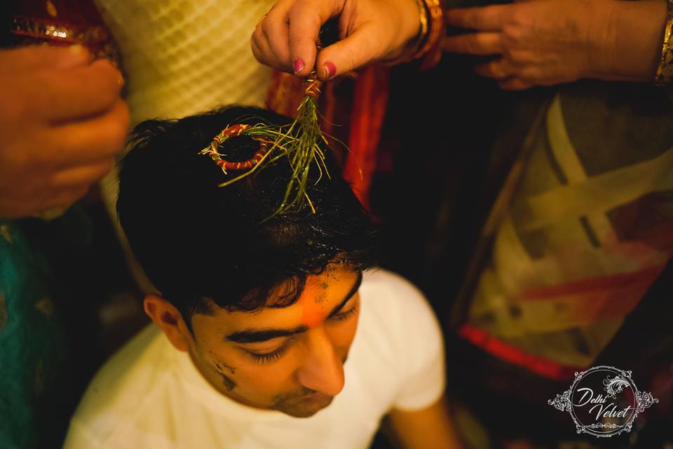 Groom's Haldi