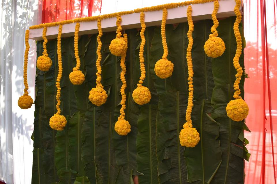 Haldi backdrop