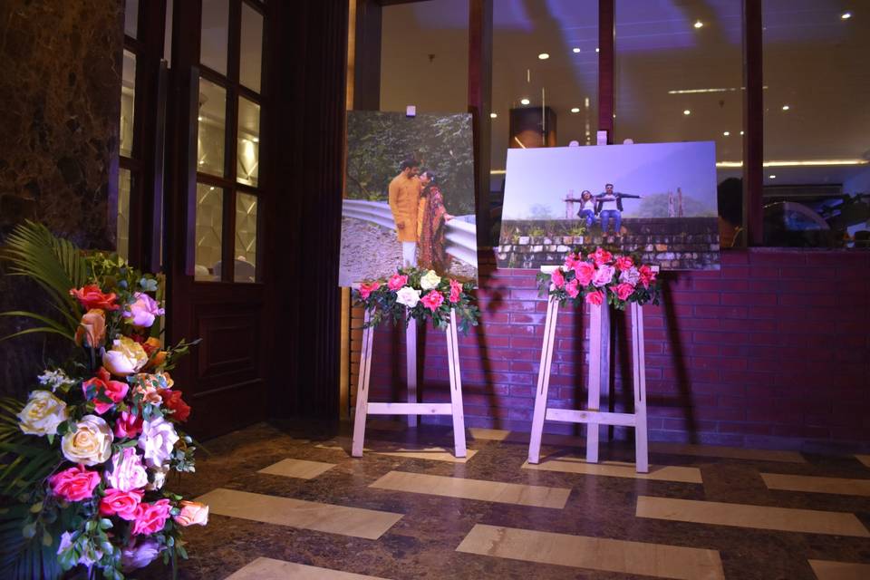 Sangeet ceremony entrance