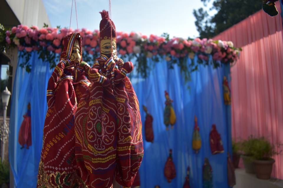 Mehndi entrance