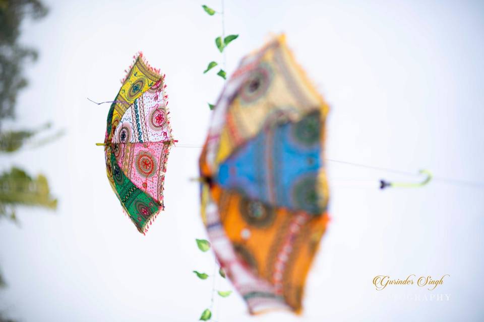 Rajasthani umbrellas