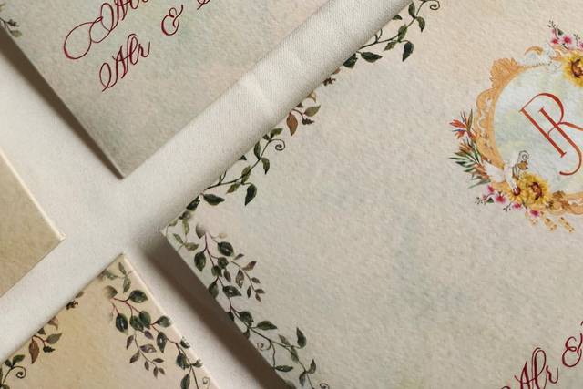 Calligraphed Invites