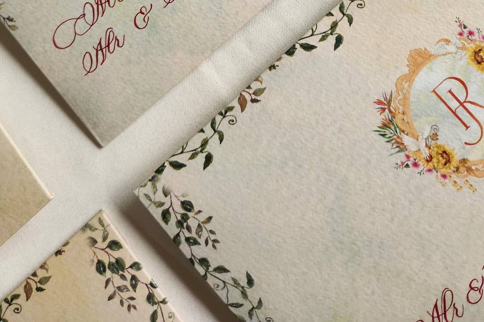Calligraphed Invites