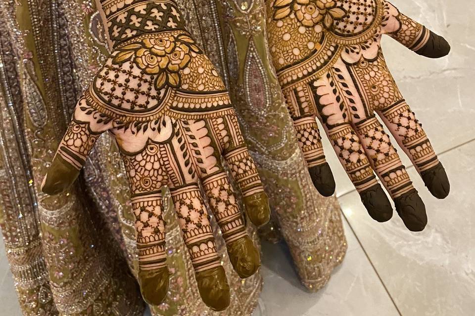 Bridal mehendi