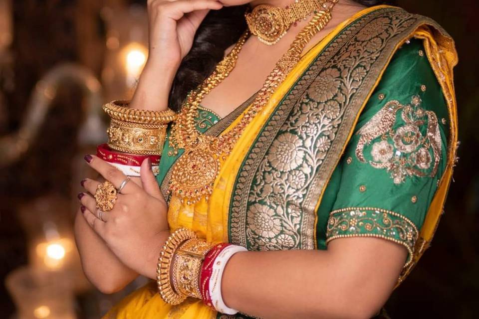 Bengali reception bride