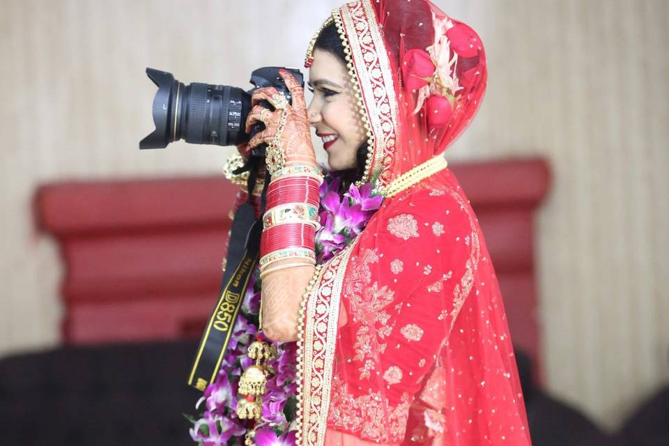 Bride With Camera