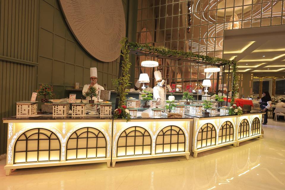Catering setup
