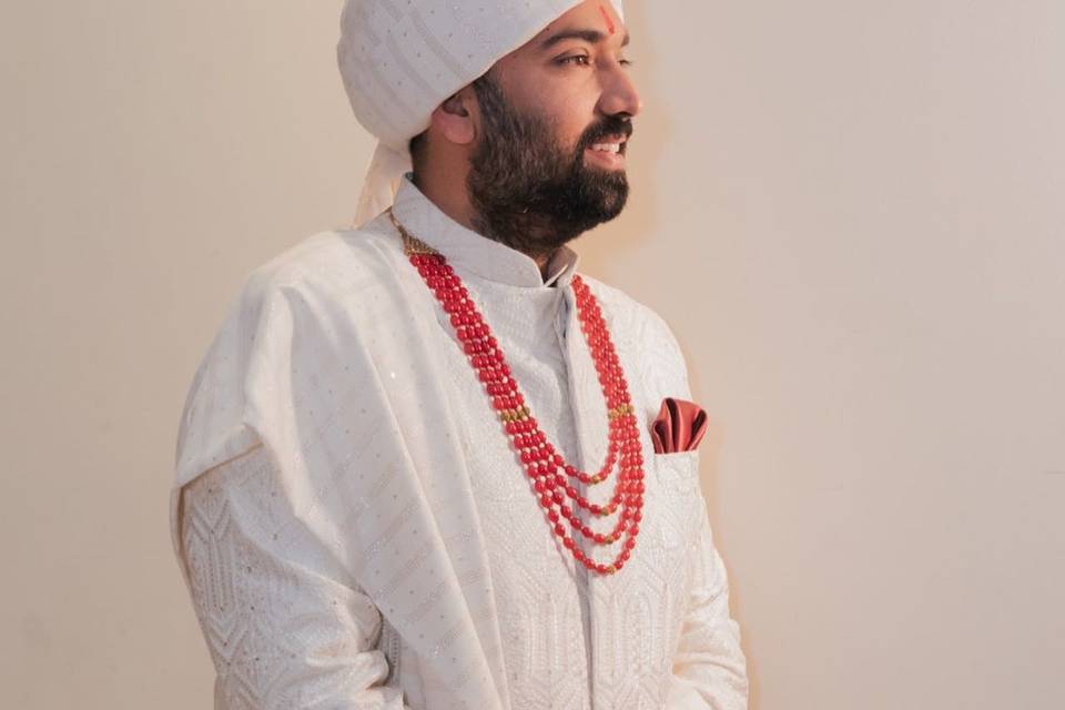 Embroidered Silk Sherwani