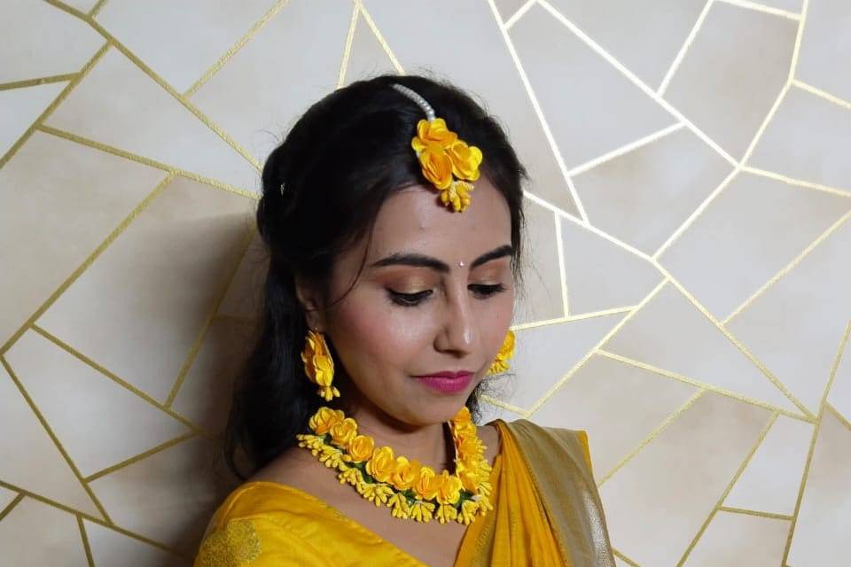 Haldi look