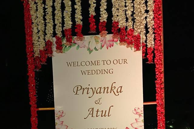 Welcome signage