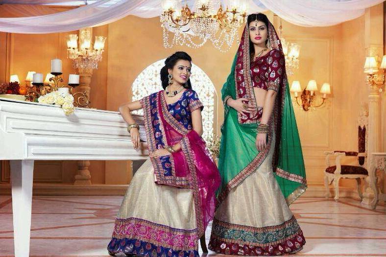 Embroidered Lehenga Choli, Bridal Lehenga Choli Manufacturer Exporters  Supplier KAROL BAGH, India