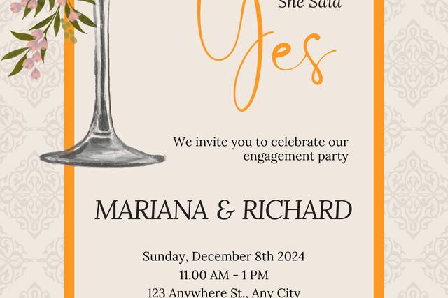 Customised invite