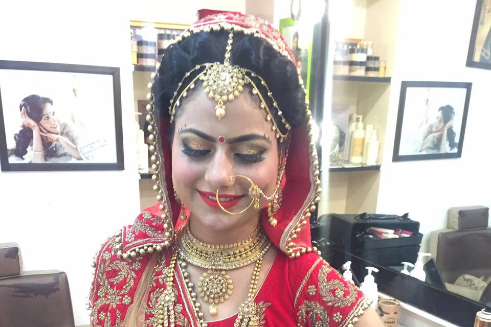 Bridal makeup