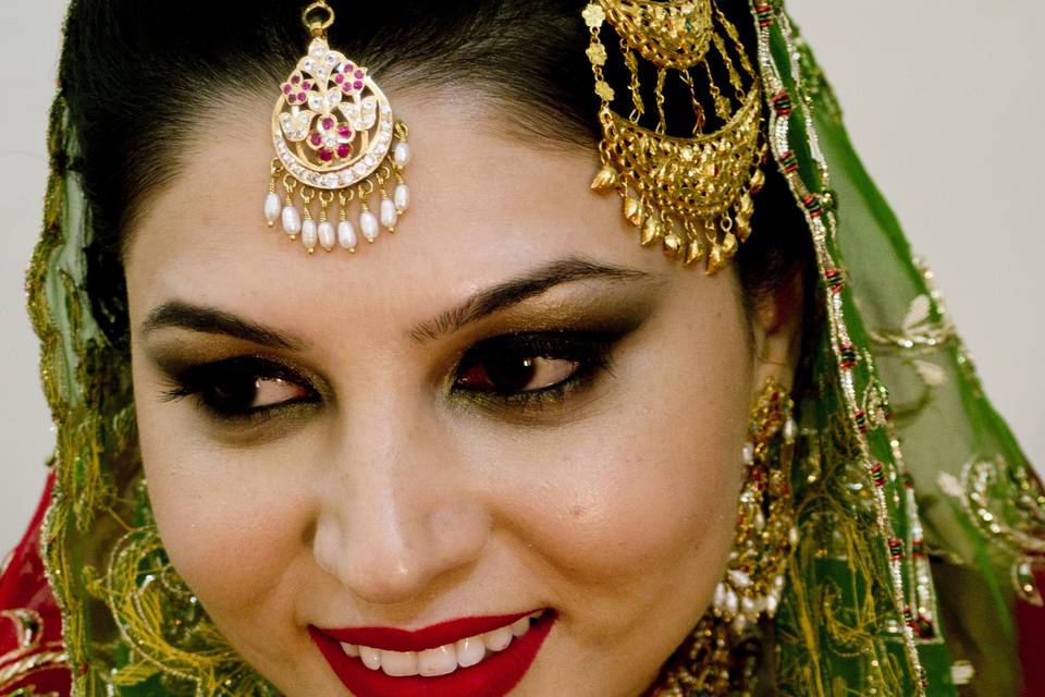 Bridal makeup