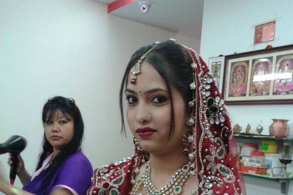 Bridal makeup