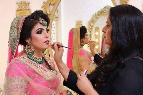 Bridal makeup