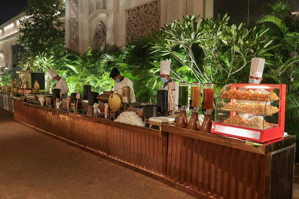 Catering setup