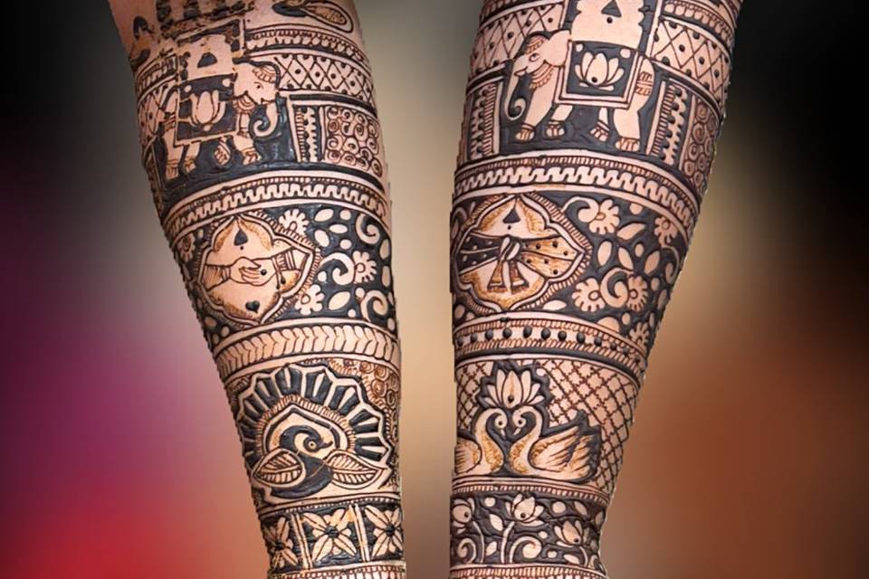 Bridal mehendi