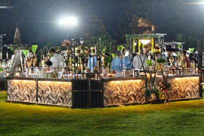 Catering setup