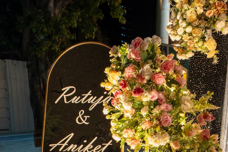 Wedding Welcome Board