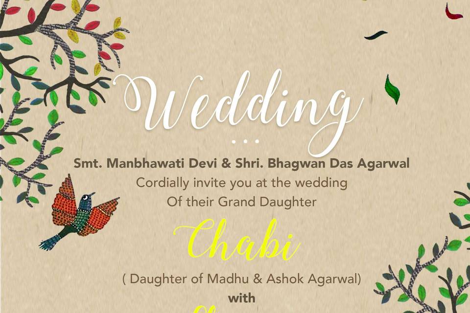 Wedding invitation