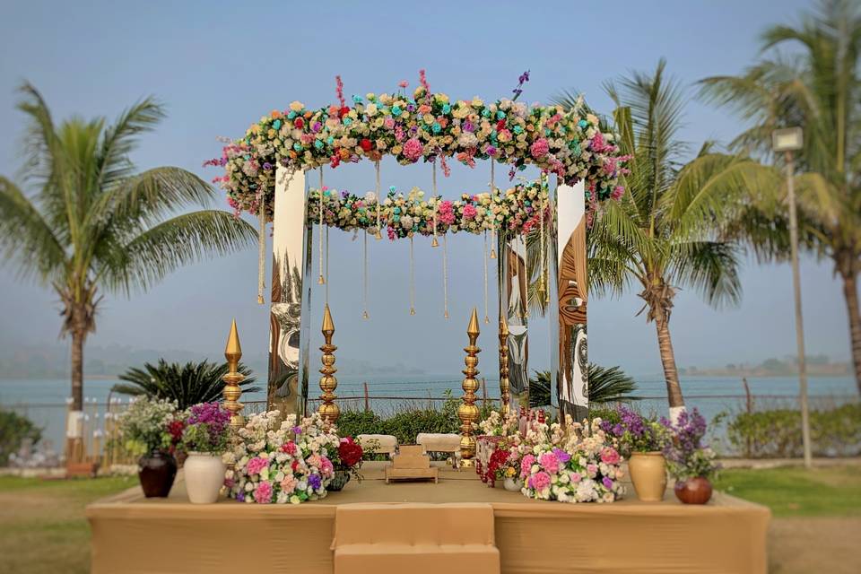 Lakeside Mandap is different