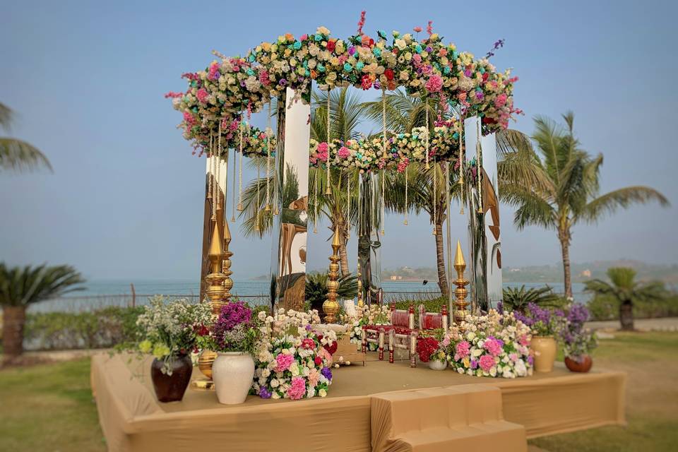 Lakeside Mandap is different