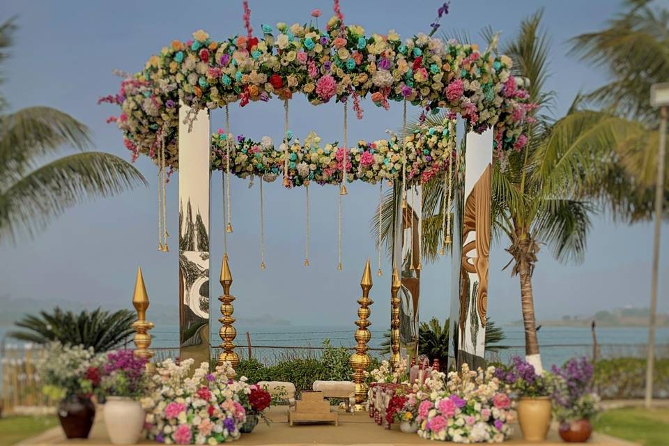 Lakeside Mandap is different