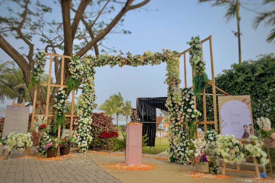 Lakeside Mandap is different