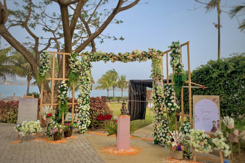 Lakeside Mandap is different