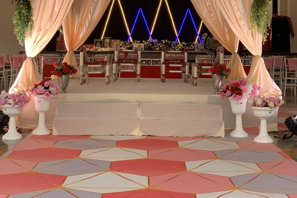 Floral mandap