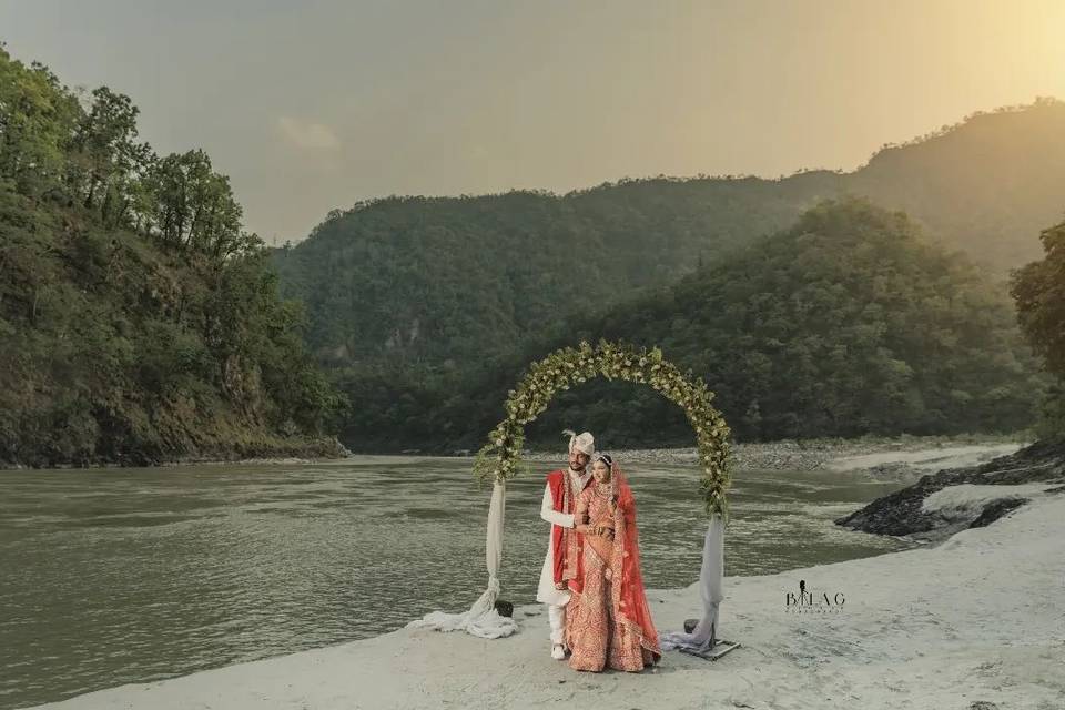 Wedding by the beach